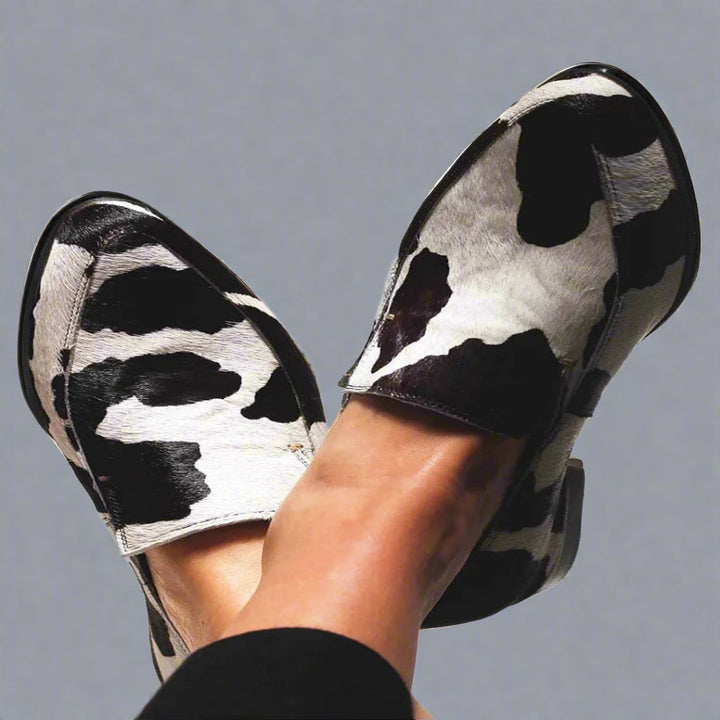 Friede | Chic Loafers med Subtil Hæl