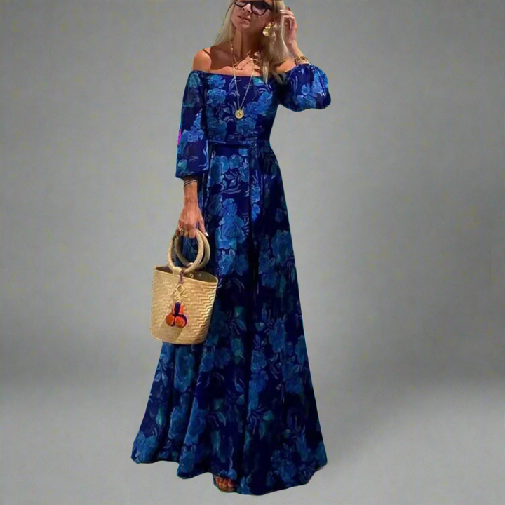 Lieberta | Blomstrete Maxikjole med Boho-sjarme
