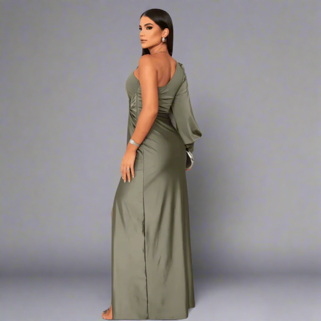 Marentha | Elegant Maxi Kjole for en Smigrende Passform