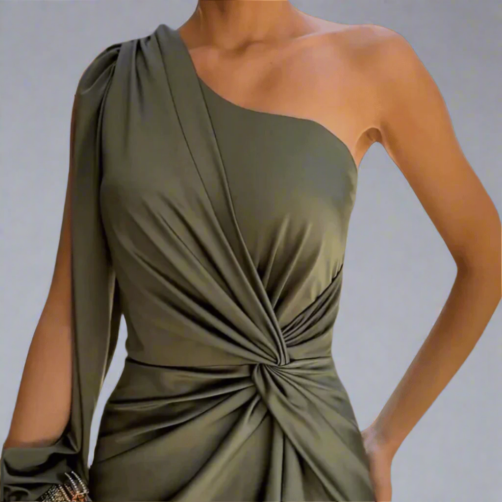 Marentha | Elegant Maxi Kjole for en Smigrende Passform