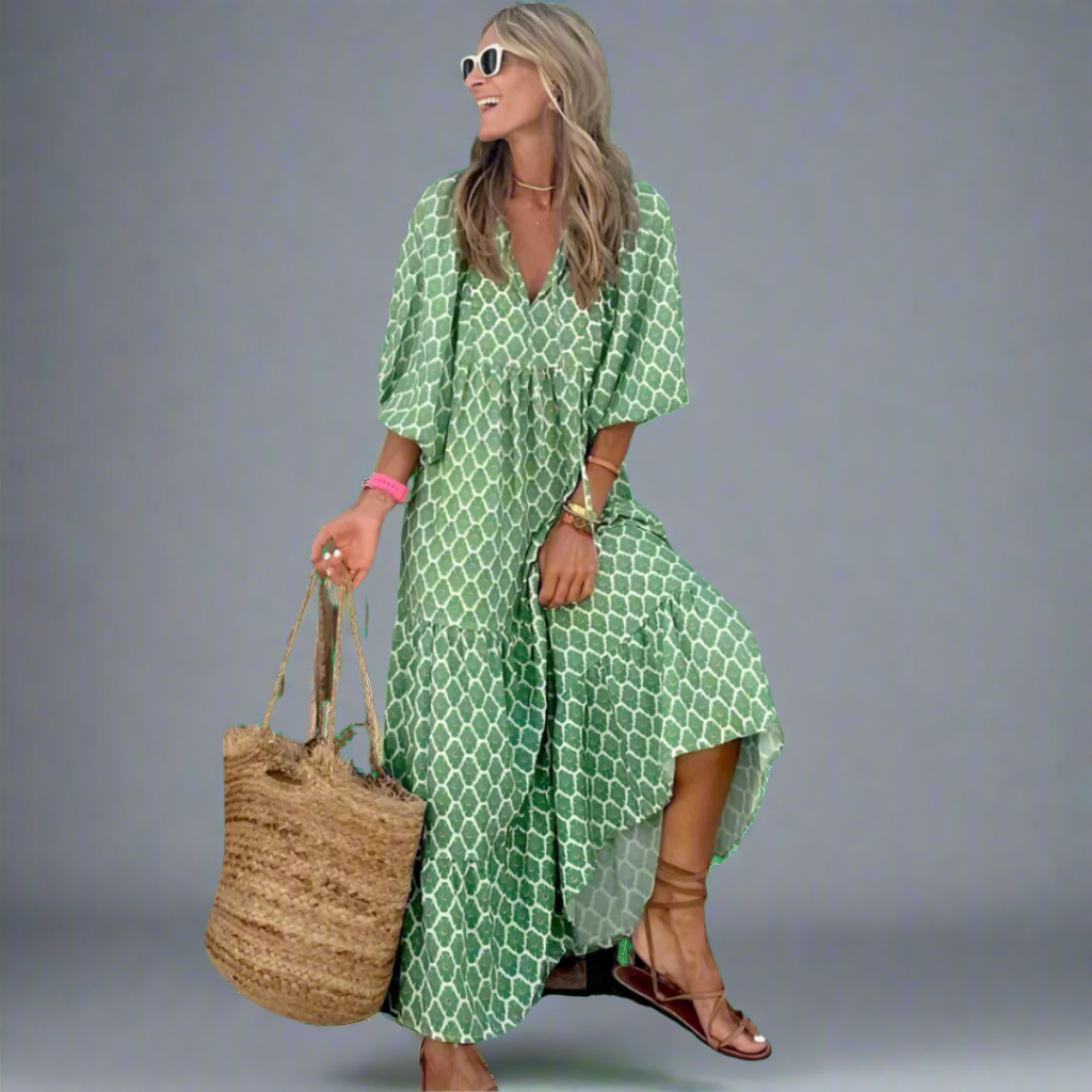 Paldruna | Chic Maxi Kjole med Komfortabel Passform