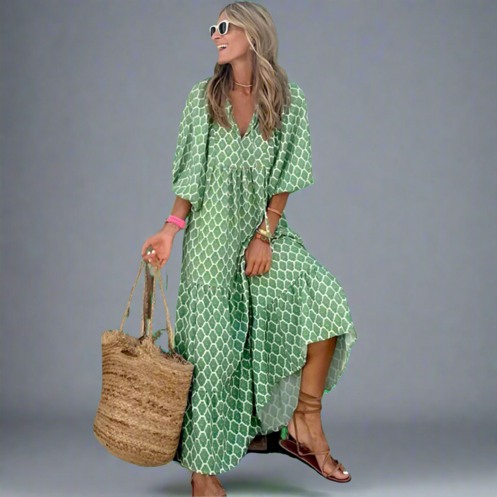 Paldruna | Chic Maxi Kjole med Komfortabel Passform