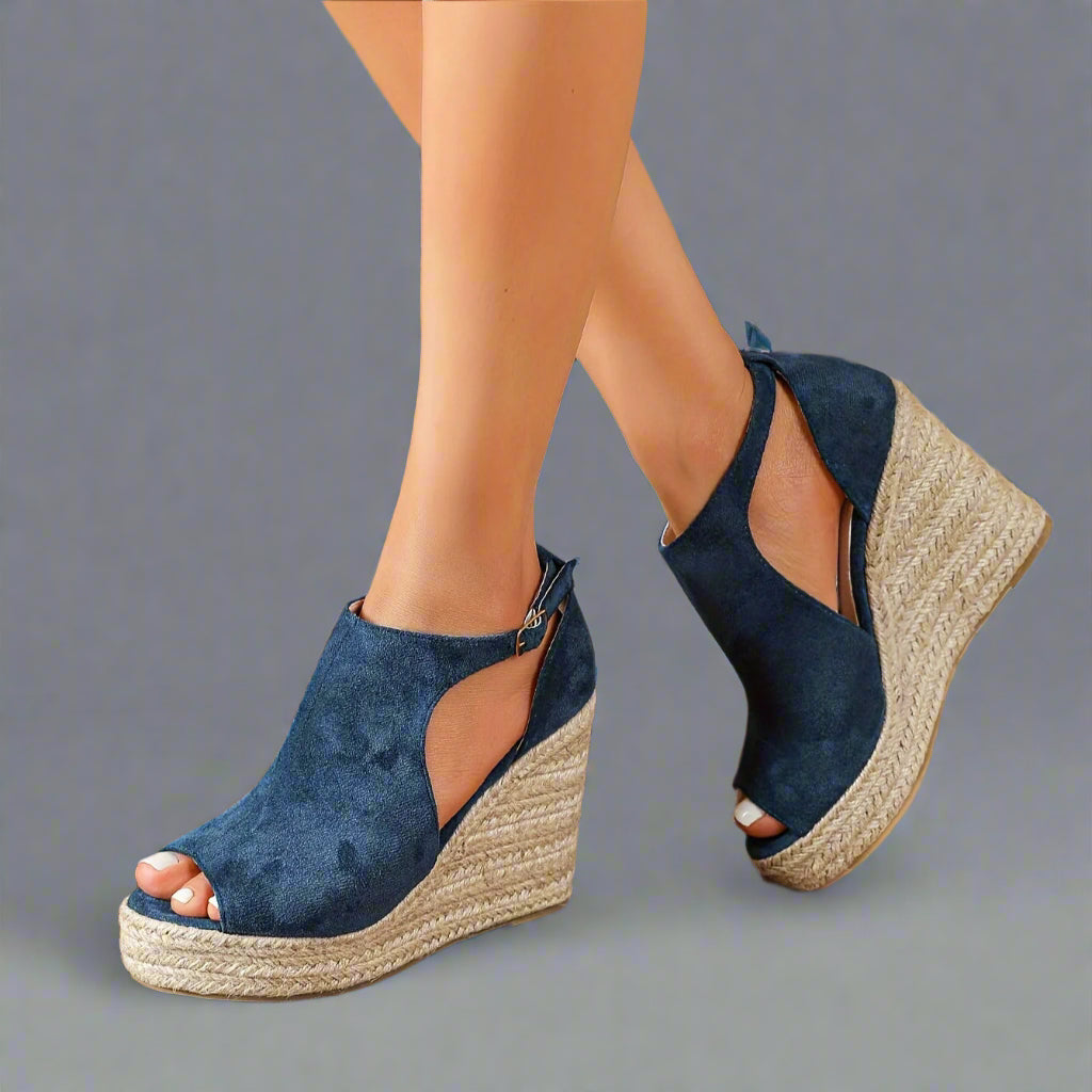 Marla | Komfort-Hæl Stretch Sandaler
