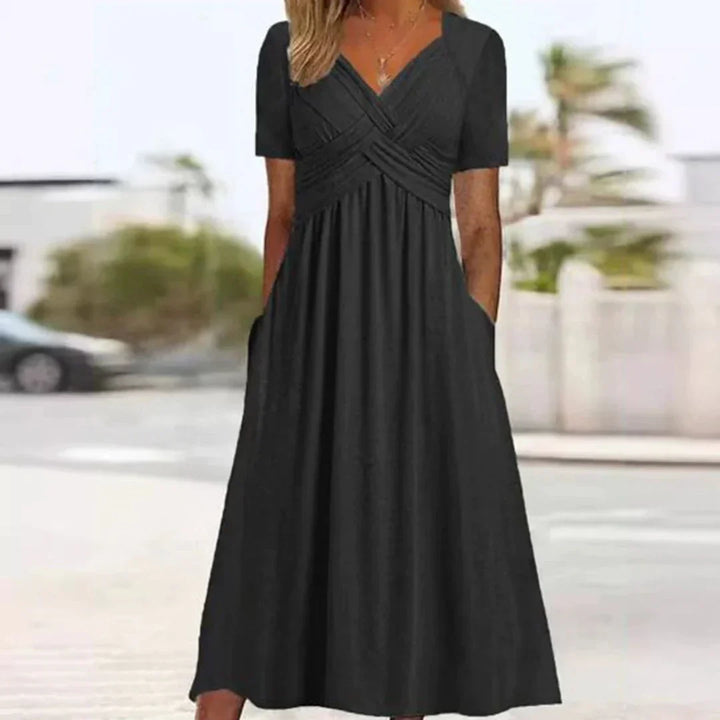 Frances - Sofistikert Flatterende Elegance Kjole