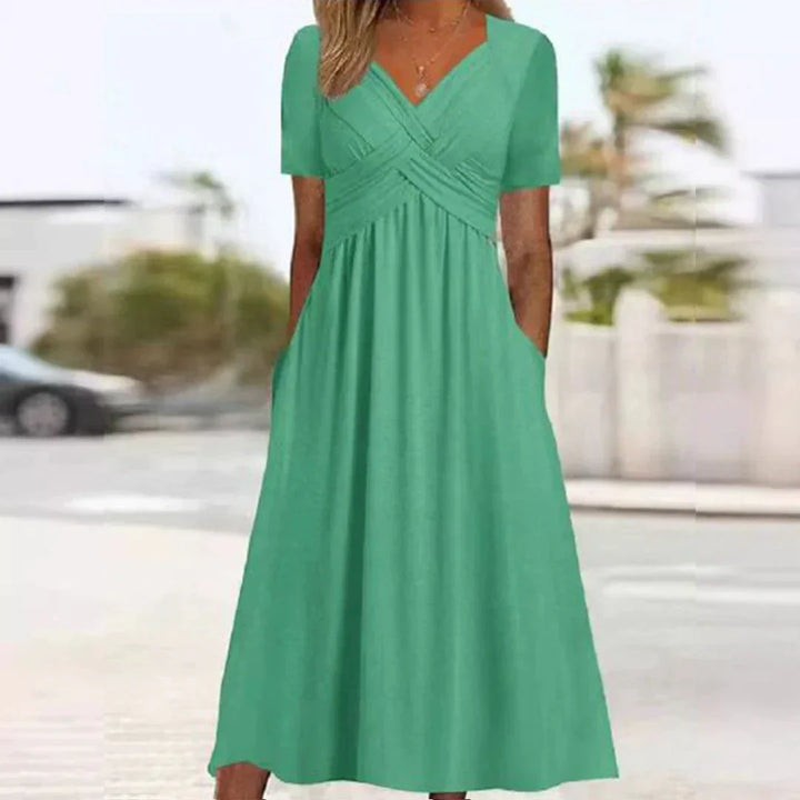 Frances - Sofistikert Flatterende Elegance Kjole