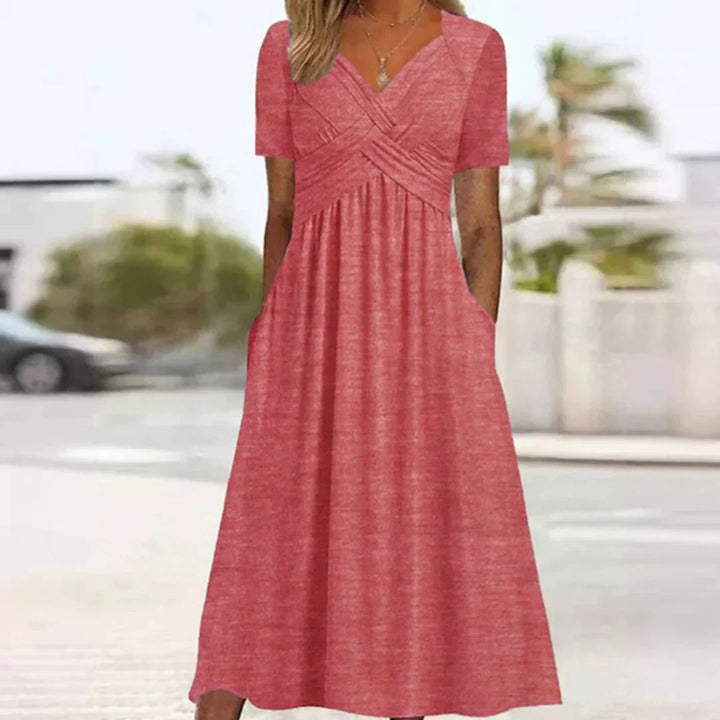 Frances - Sofistikert Flatterende Elegance Kjole