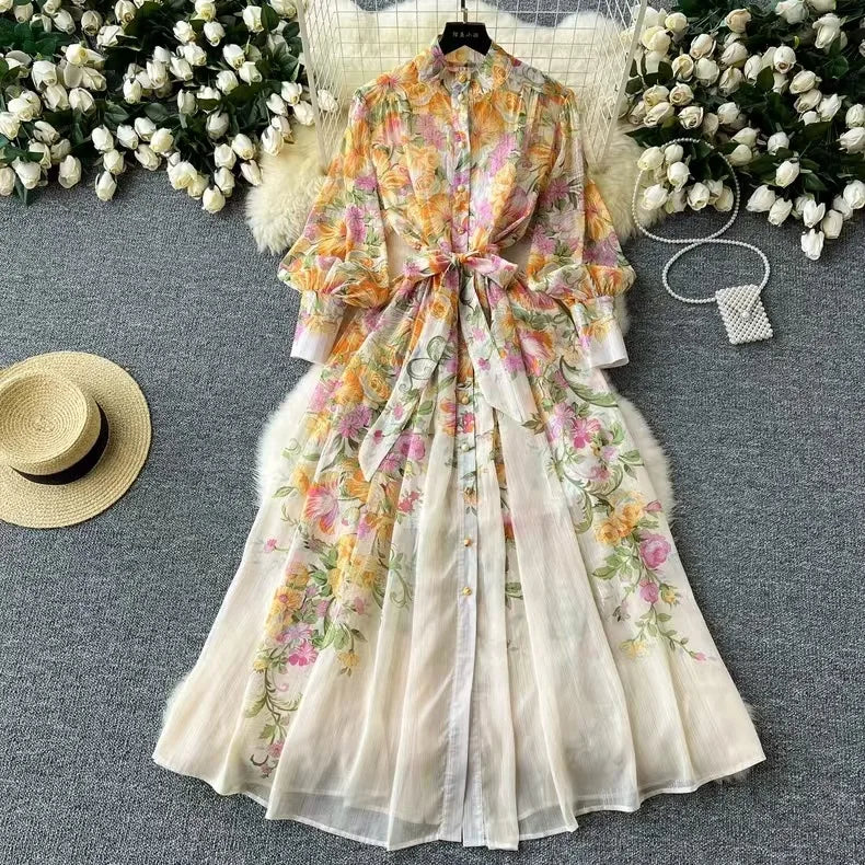 Lucy | Boho Blomster Sommerkjole