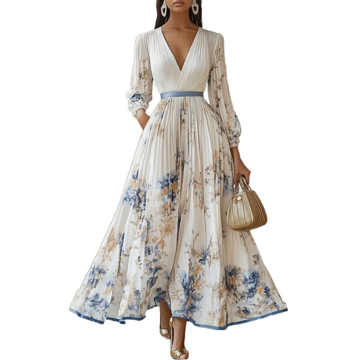 Charmaine | Elegant Plisserte Kjole