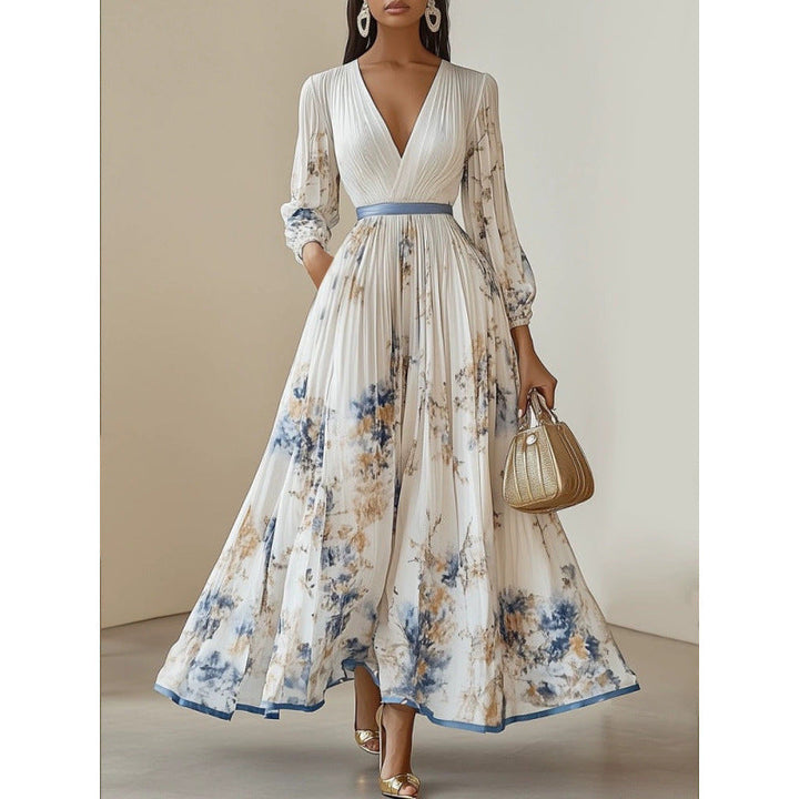 Charmaine | Elegant Plisserte Kjole