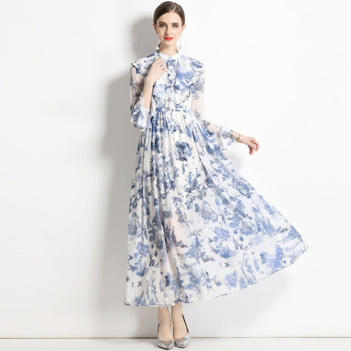 Gabby | Elegant blekktrykkkjole