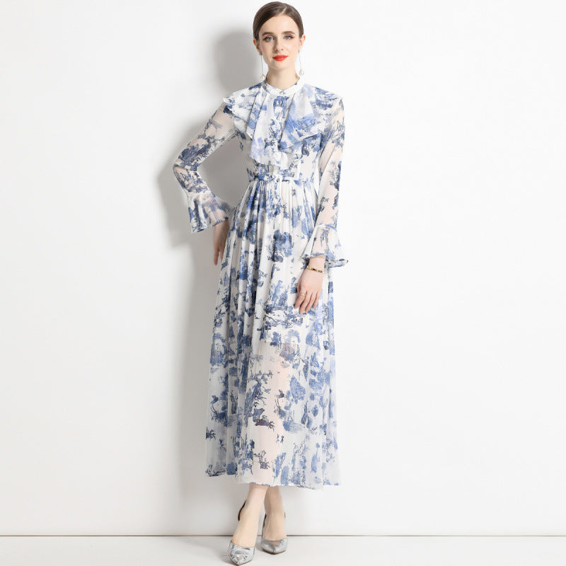 Gabby | Elegant blekktrykkkjole