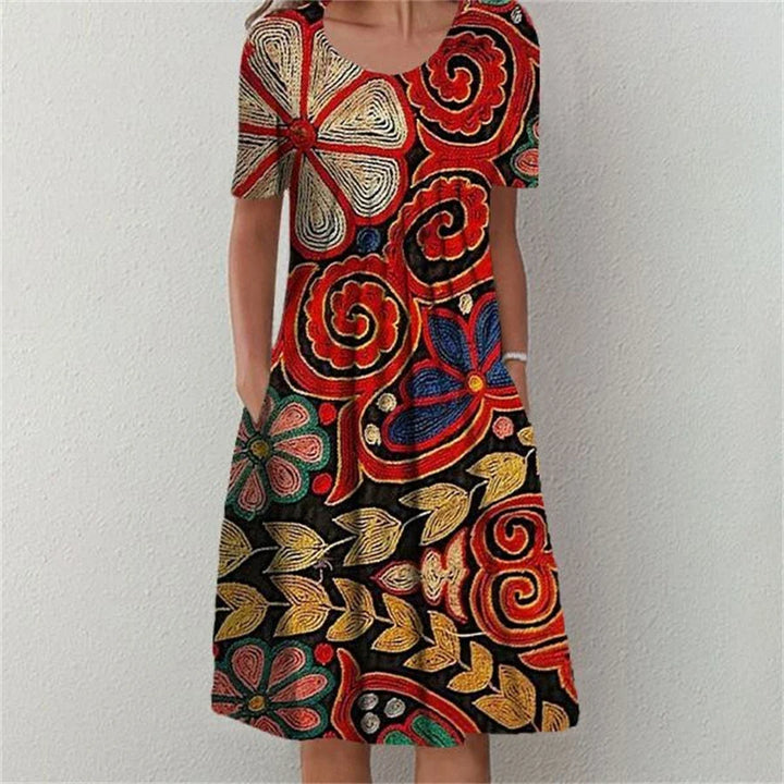 Greta - Floral Sommerkjole