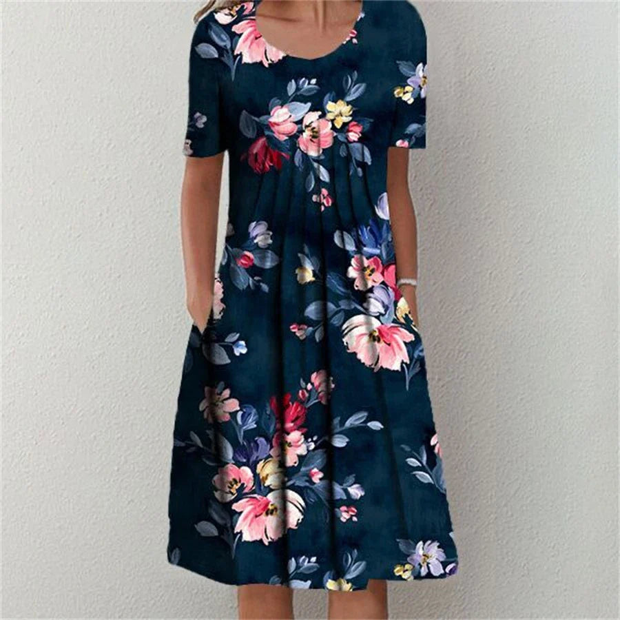 Greta - Floral Sommerkjole