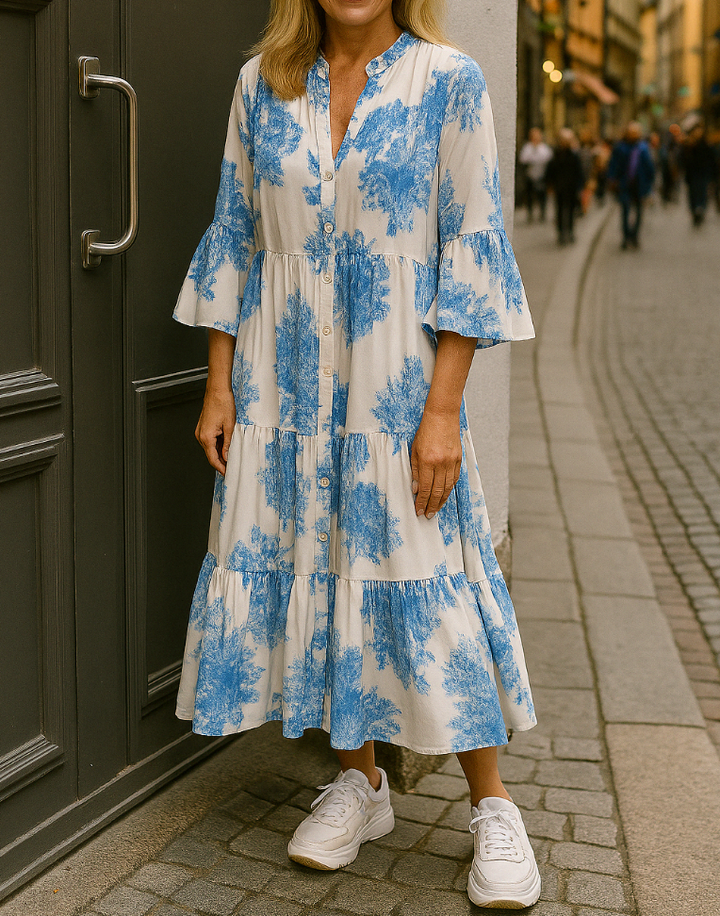Siv™ | Elegant Kjole med V-hals