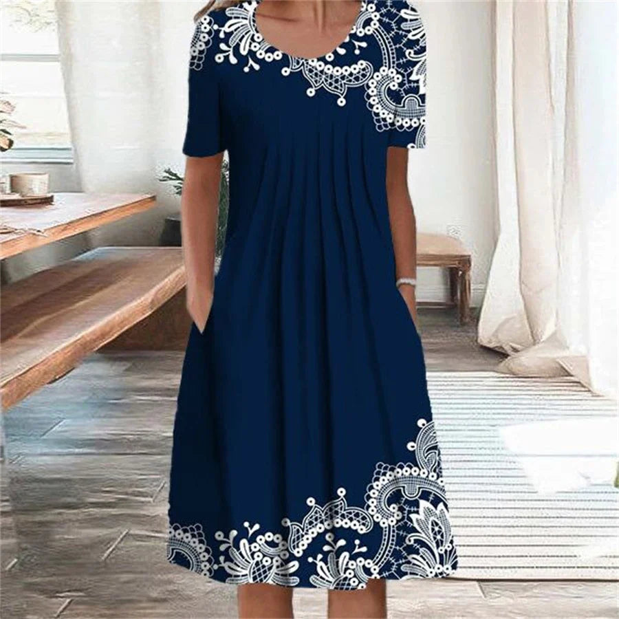 Greta - Floral Sommerkjole
