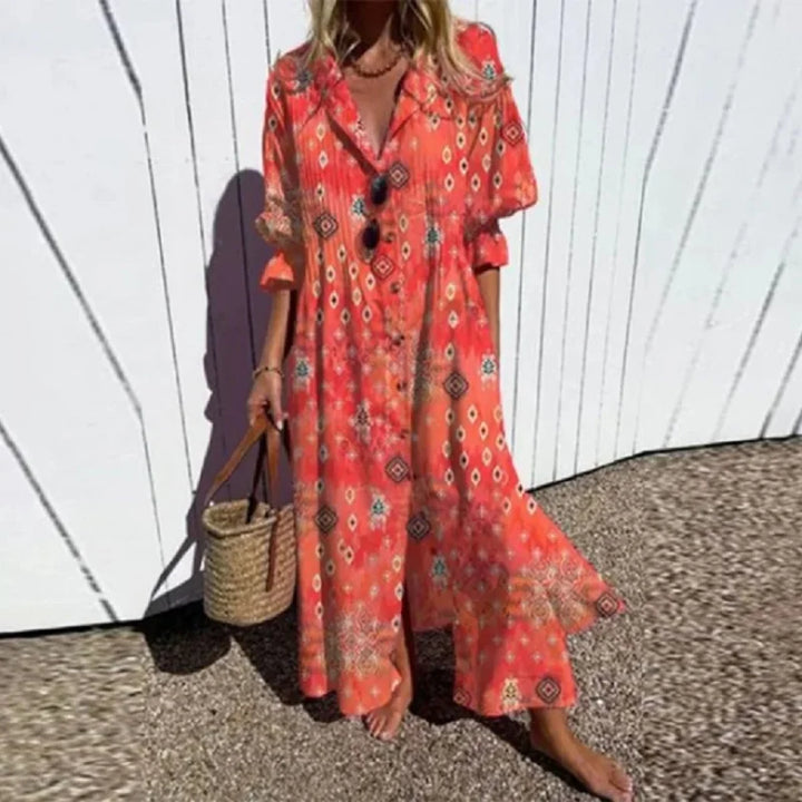 Jessy™ |  Luxe Boho Maxi Kjole