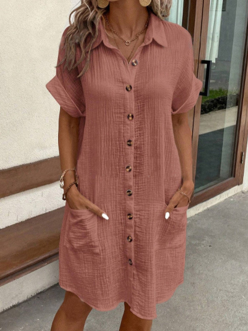 Aria - Klassisk Polo Casual Kjole