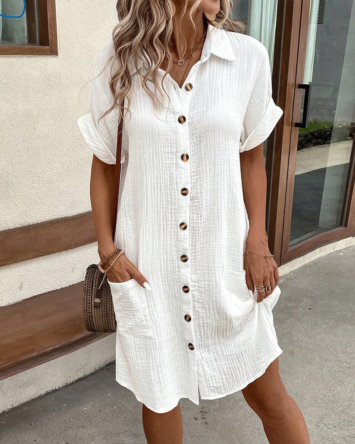 Aria - Klassisk Polo Casual Kjole