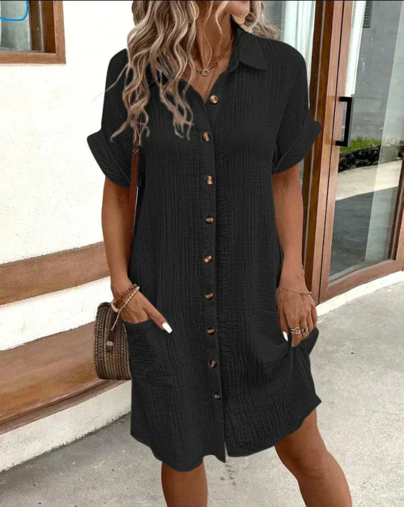 Aria - Klassisk Polo Casual Kjole