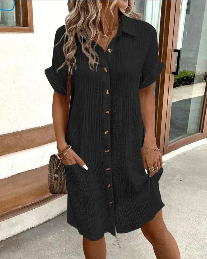 Aria - Klassisk Polo Casual Kjole
