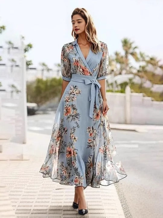 Victoria | Elegant V-Hals Kjole